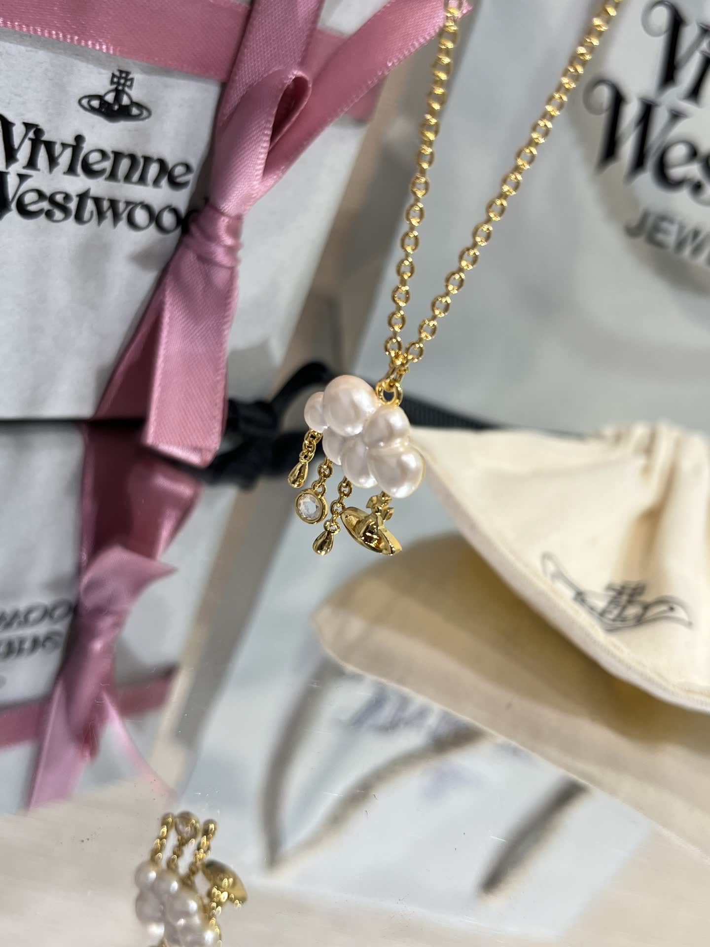Vivienne Westwood Cloud Pearl Necklace